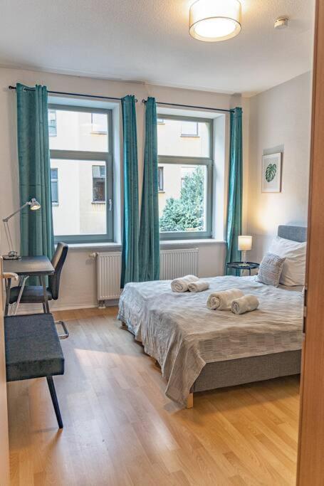 Blue Chili 23 - Modern, Zentral, Mit Balkon Apartment Magdeburg Luaran gambar